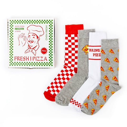 Urban Eccentric - Unisex Pizza Socks Gift Set