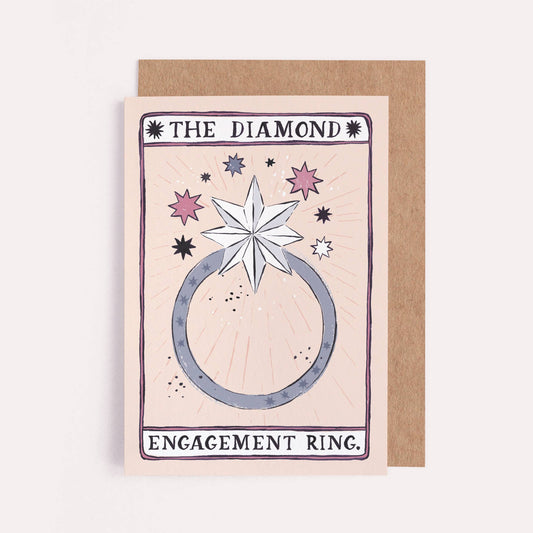 Sister Paper Co. - Tarot Engagement Ring Card | Engagement Card | Tarot Cards TAC13