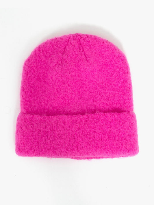 Sarta Accessories - Saylor Beanie Hat - Hot Pink: One-size