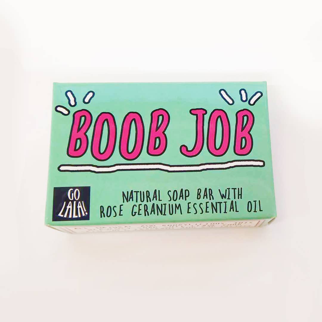 Go La La - Boob Job Soap Bar Funny Rude Novelty Gift