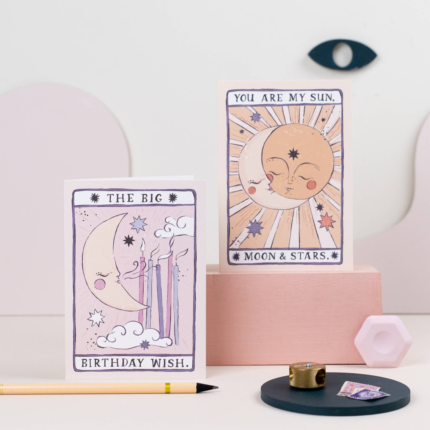 Sister Paper Co. - Sun, Moon & Stars Card | Love Card | Anniversary Cards TAC07