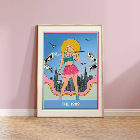 Twisted Rebel Designs - The 1989 Eras Tarot Taylor Swift Print: A5