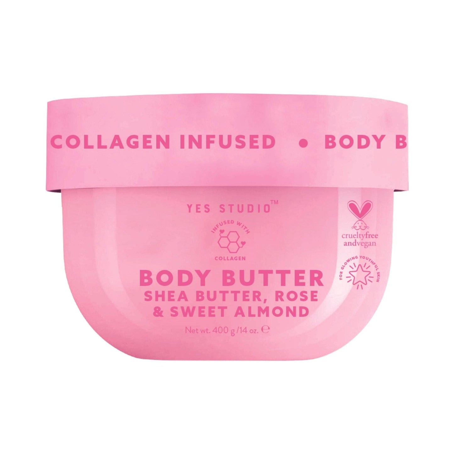 Yes Studio - Body Butter - Shea Butter, Rose & Sweet Almond