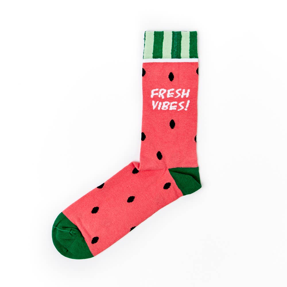 Urban Eccentric - Unisex Watermelon Slice Socks Gift Set