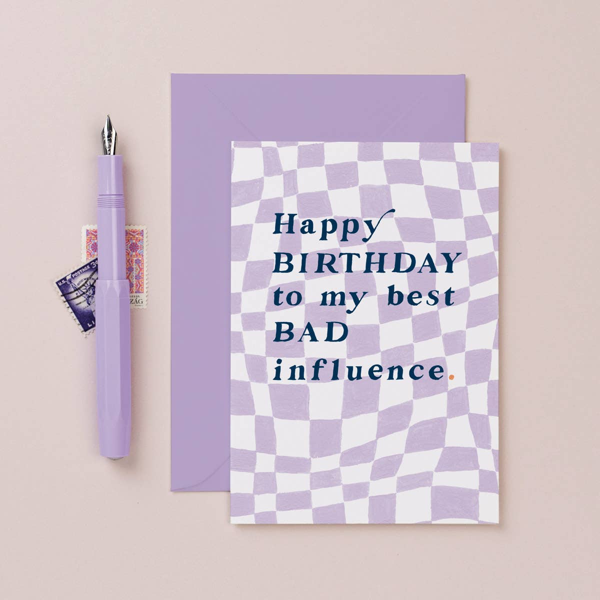 Sister Paper Co. - Bad Influence Birthday Card | Funny Birthday Cards APC03