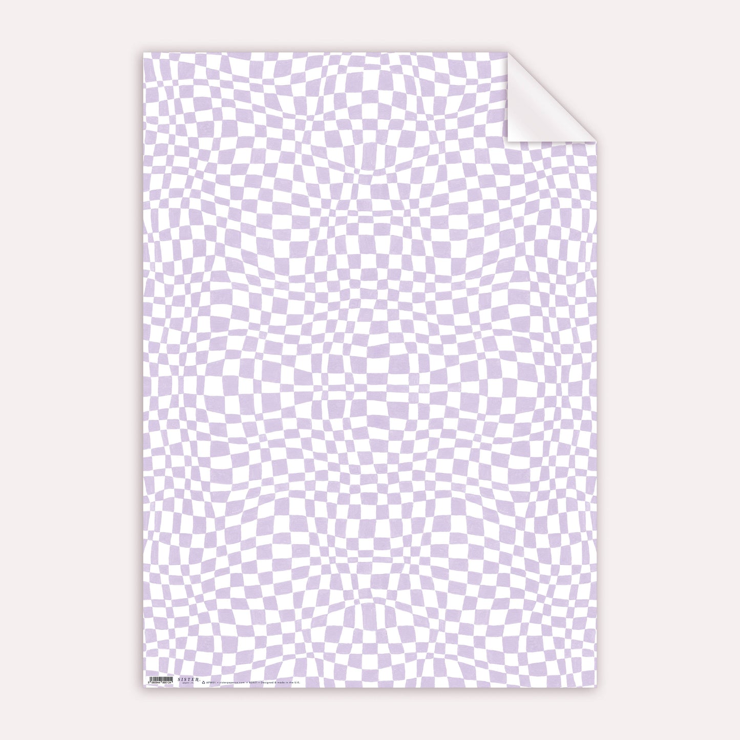 Sister Paper Co. - Checkerboard Gift Wrap Sheet | Wrapping Paper | Craft Paper APW01