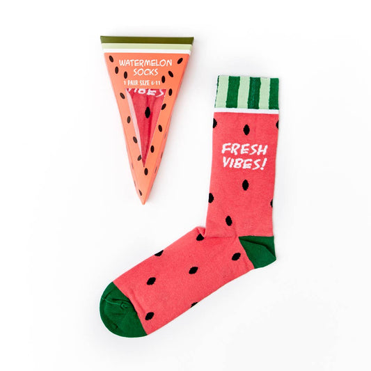 Urban Eccentric - Unisex Watermelon Slice Socks Gift Set