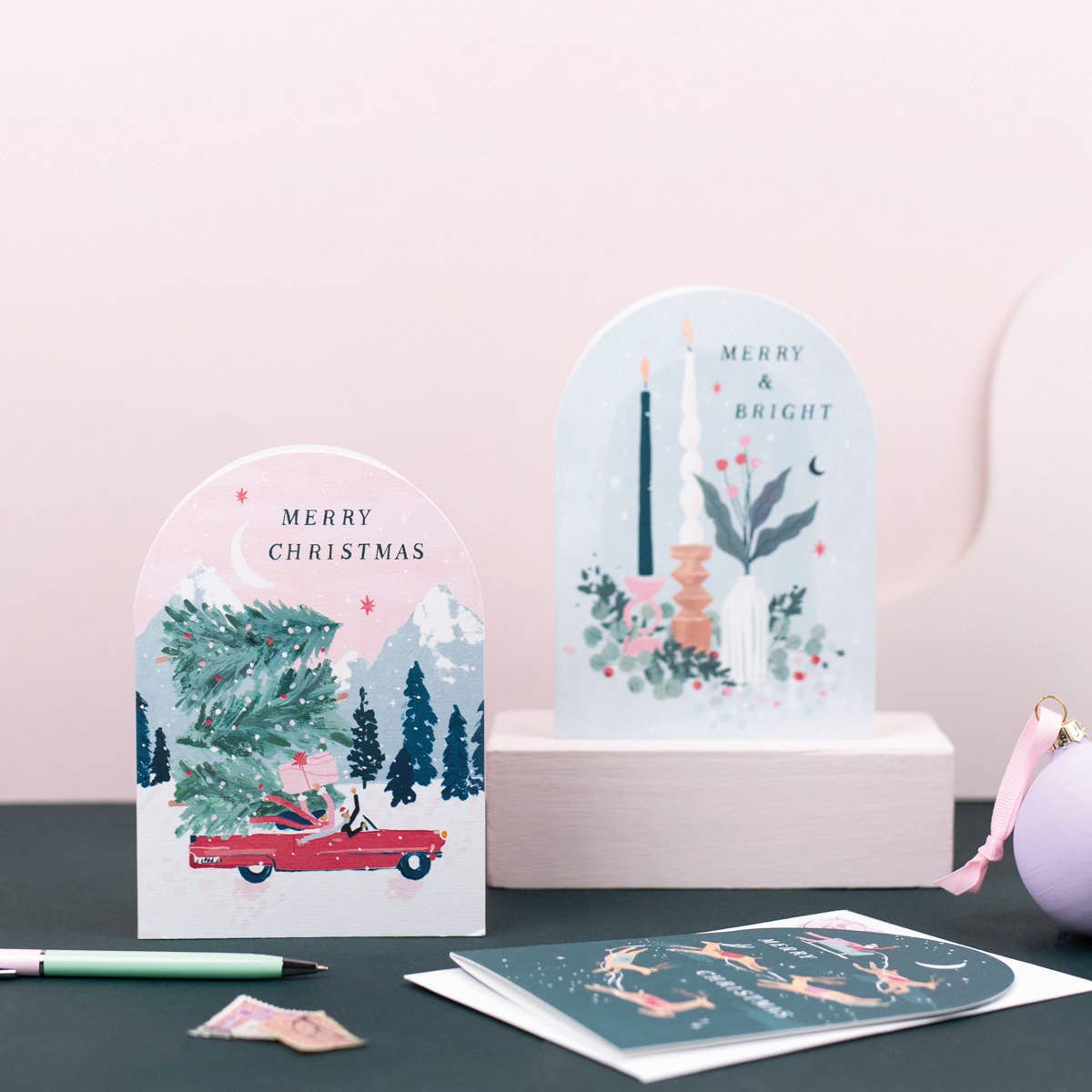 Sister Paper Co. - Driving Home Christmas Cards | Holiday Card | Seasonal Cards NVX06