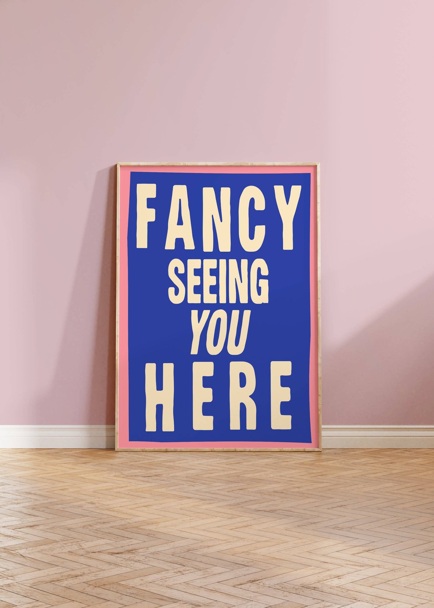 Twisted Rebel Designs - Fancy Seeing You Here Print: A5 / Orange