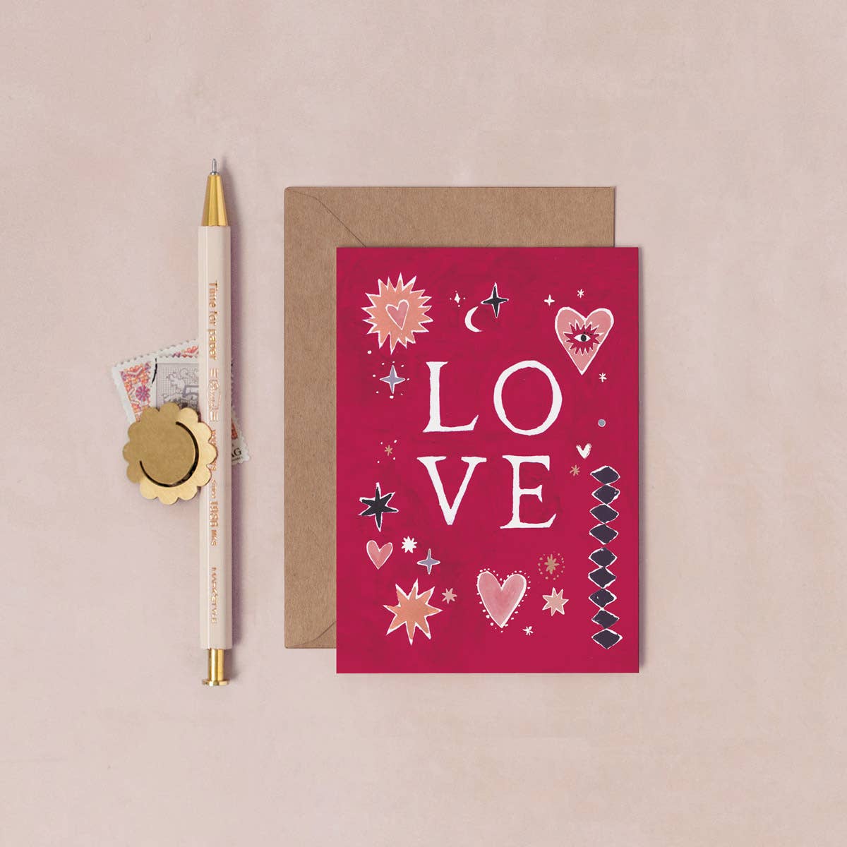 Sister Paper Co. - Hearts Mini Love Cards | Mini Greeting Cards | Mini Cards PEC12