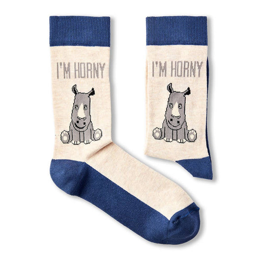 Urban Eccentric - Unisex I'm Horny Socks: 6 - 11