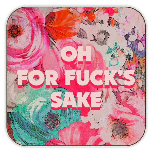 ART WOW - Coasters, All the Swears No.3 by Giddy Kipper: Cork