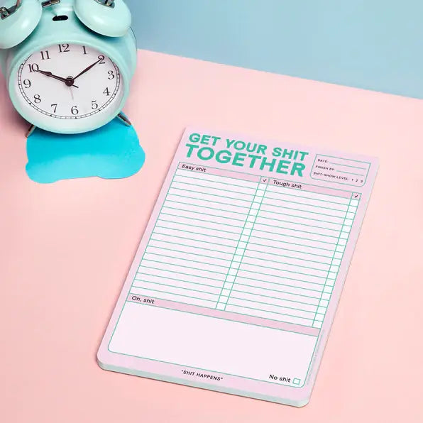 Knock Knock UK - Knock Knock Get Your Shit Together Pad (Pastel Edition)