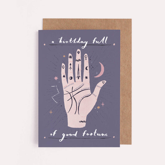 Sister Paper Co. - Palmistry Birthday Card | Birthday Cards | Greeting Cards SLC03