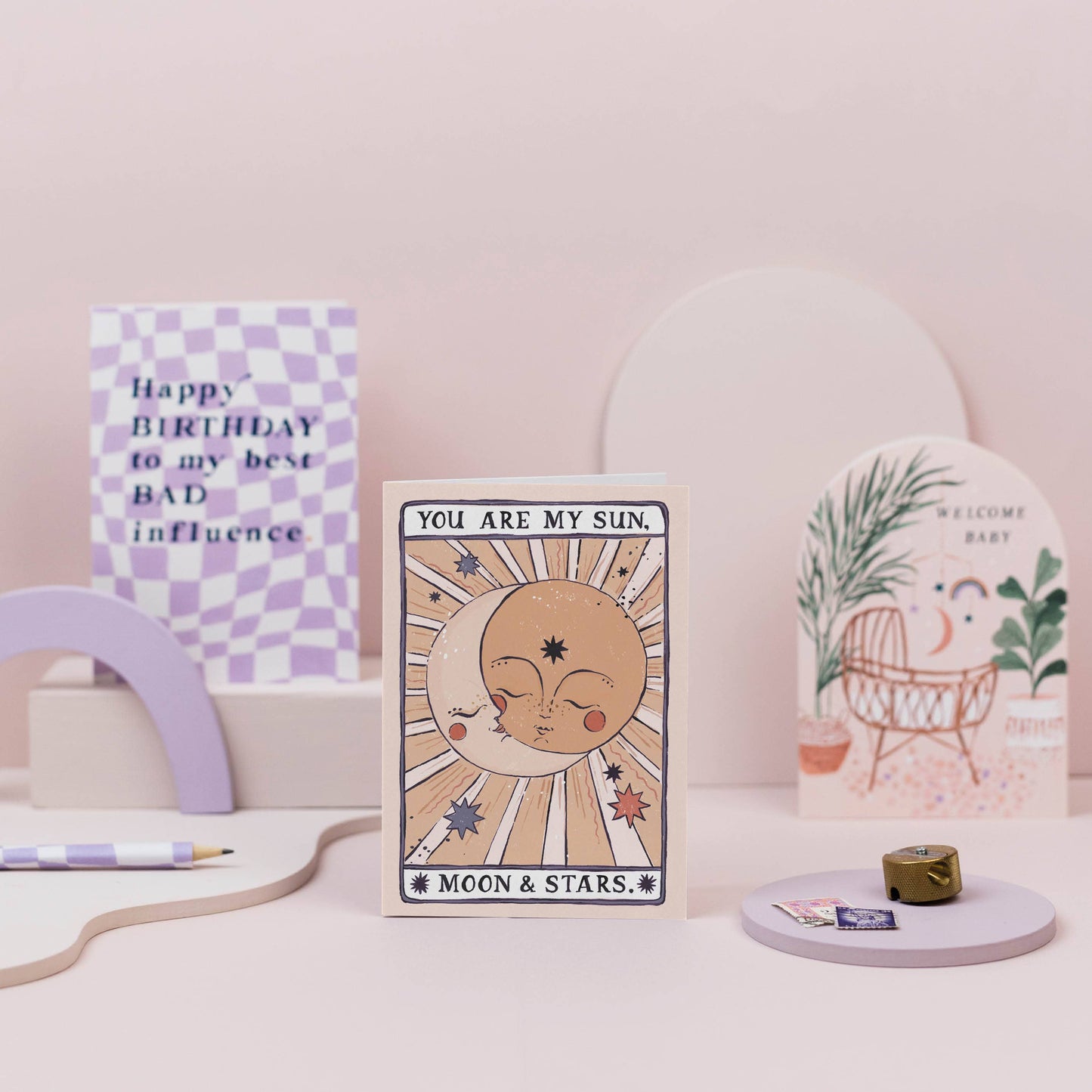 Sister Paper Co. - Sun, Moon & Stars Card | Love Card | Anniversary Cards TAC07