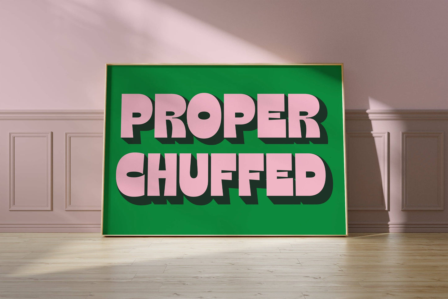 Twisted Rebel Designs - Proper Chuffed Print: A5 / Multi