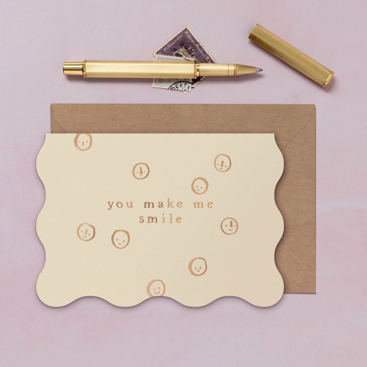 Sister Paper Co. - Make Me Smile Card | Love Card | Birthday Card | Anniversary CSC12