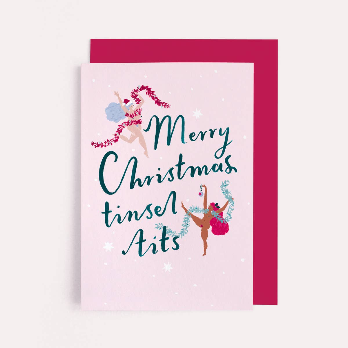 Sister Paper Co. - Tinsel Tits Christmas Card | Funny Christmas Card | Feminist EVX07