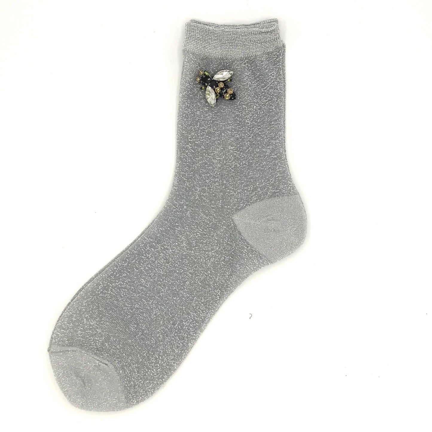 Sixton London - Rio socks With or Without Sparkly Bee Pin: Teal / Without pin