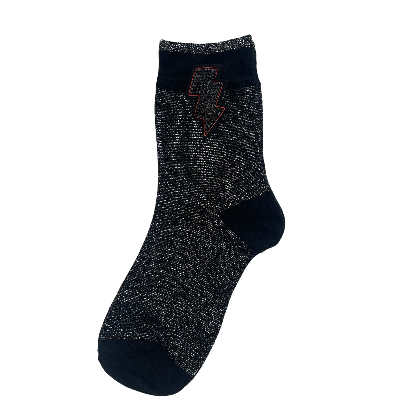 Sixton London - Tokyo socks with eclectic beaded pins: Teal/ Shell