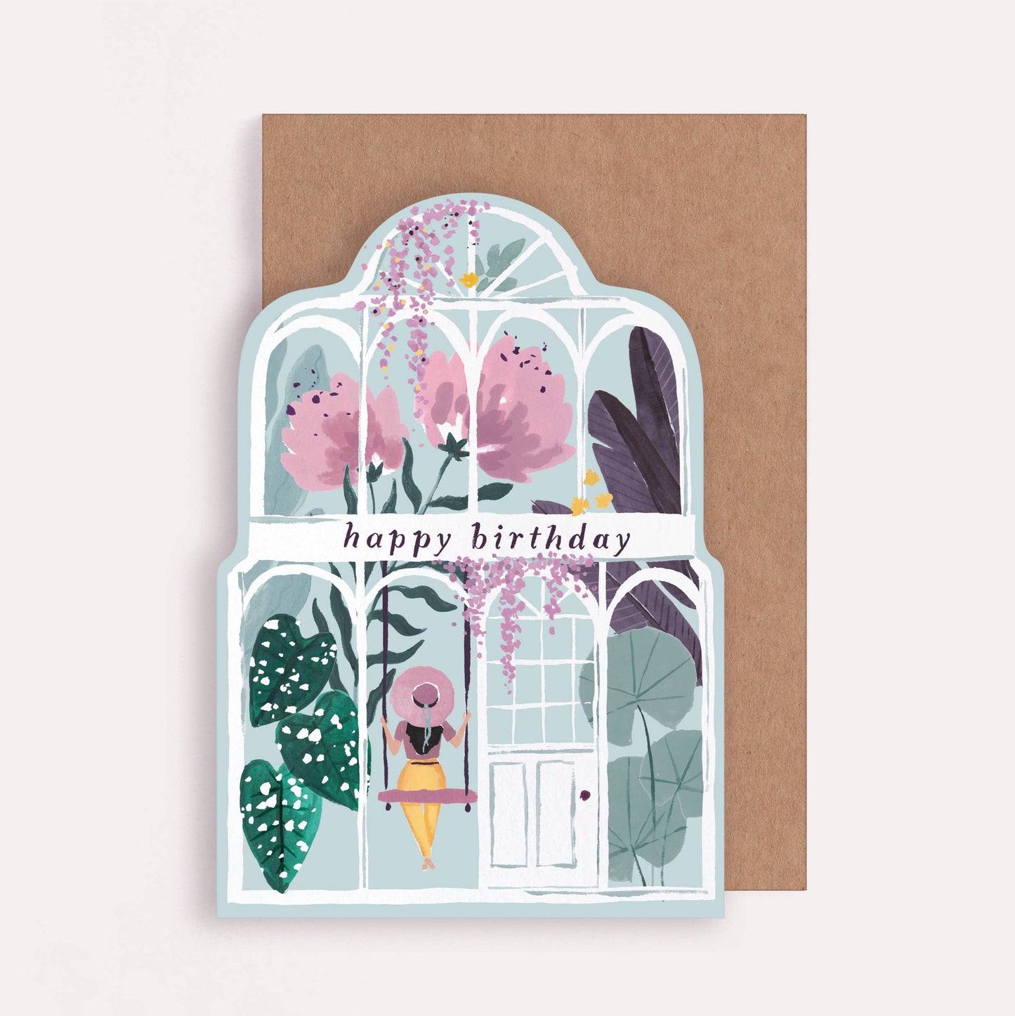 Sister Paper Co. - Greenhouse Birthday Card | Plant Birthday Card | Plants Card PYC03