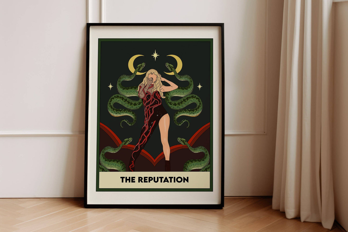 Twisted Rebel Designs - The Reputation Eras Tarot Taylor Swift Print: A5