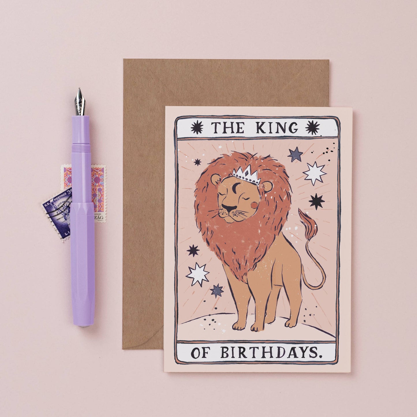 Sister Paper Co. - King of Birthdays Card | Dad Birthday Card | Male Birthday TAC17