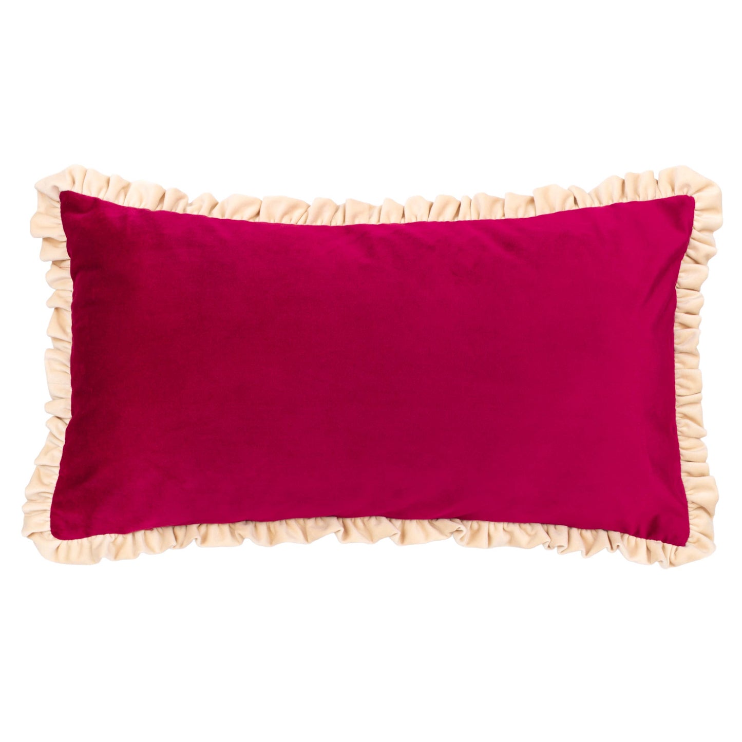 Riva Home - Cest La Vie Embroidered Cushion Berry: Berry / Polyester Filled / 30 x 50cm