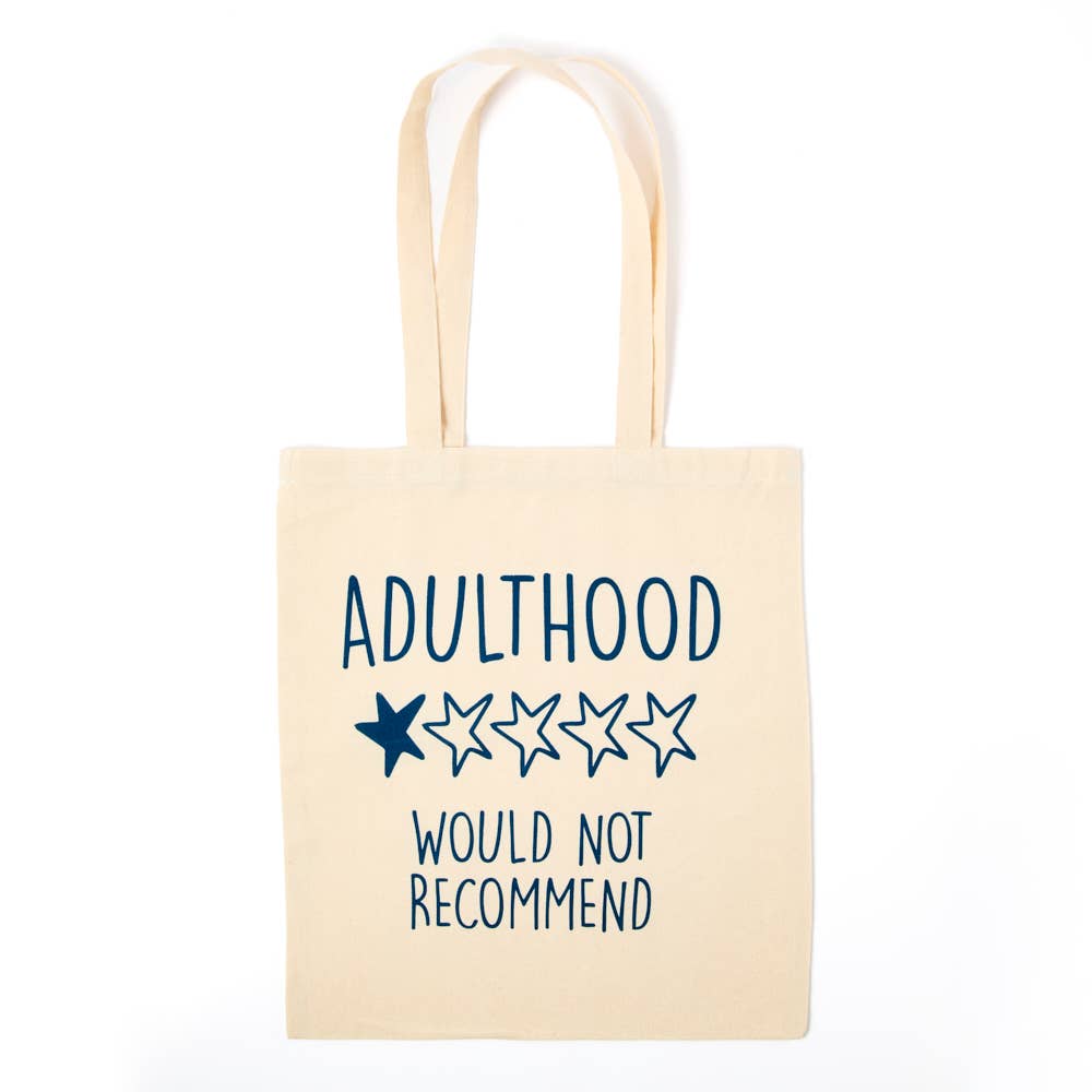 Urban Eccentric - Adulthood *1 Star* Would Not Recommend- Tote Bag: One Size