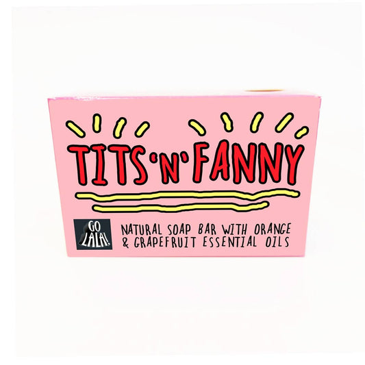 Go La La - Tits 'n' Fanny Soap Bar Funny Rude Novelty Gift Vegan