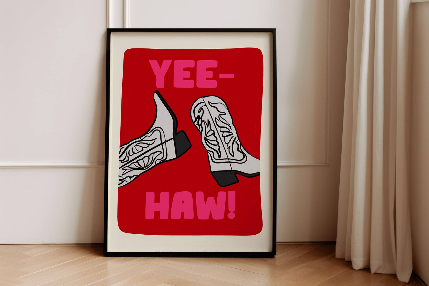 Twisted Rebel Designs - Yee-Haw! Print: A5 / Unframed