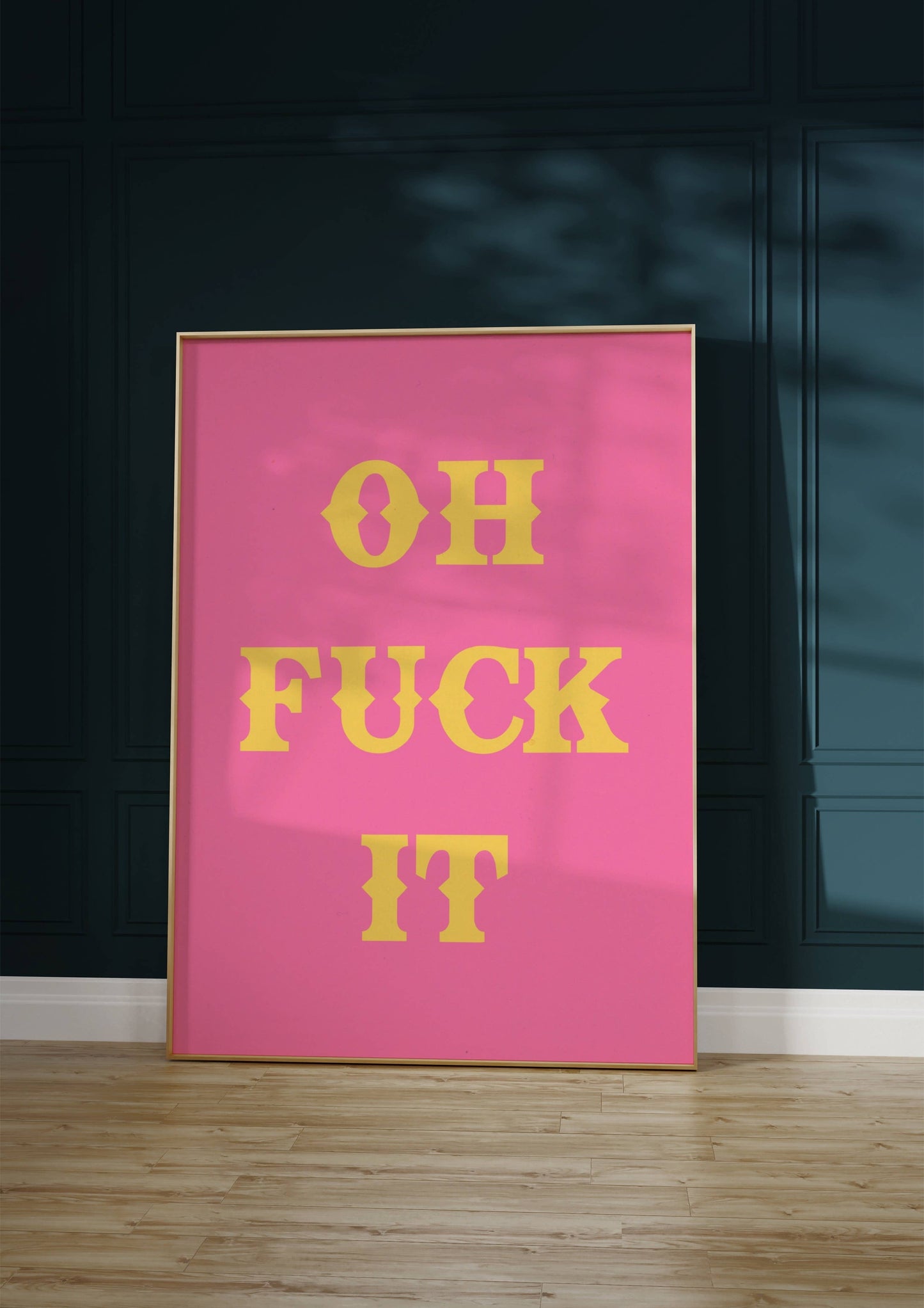 Twisted Rebel Designs - Oh Fuck It Print: Green / A5