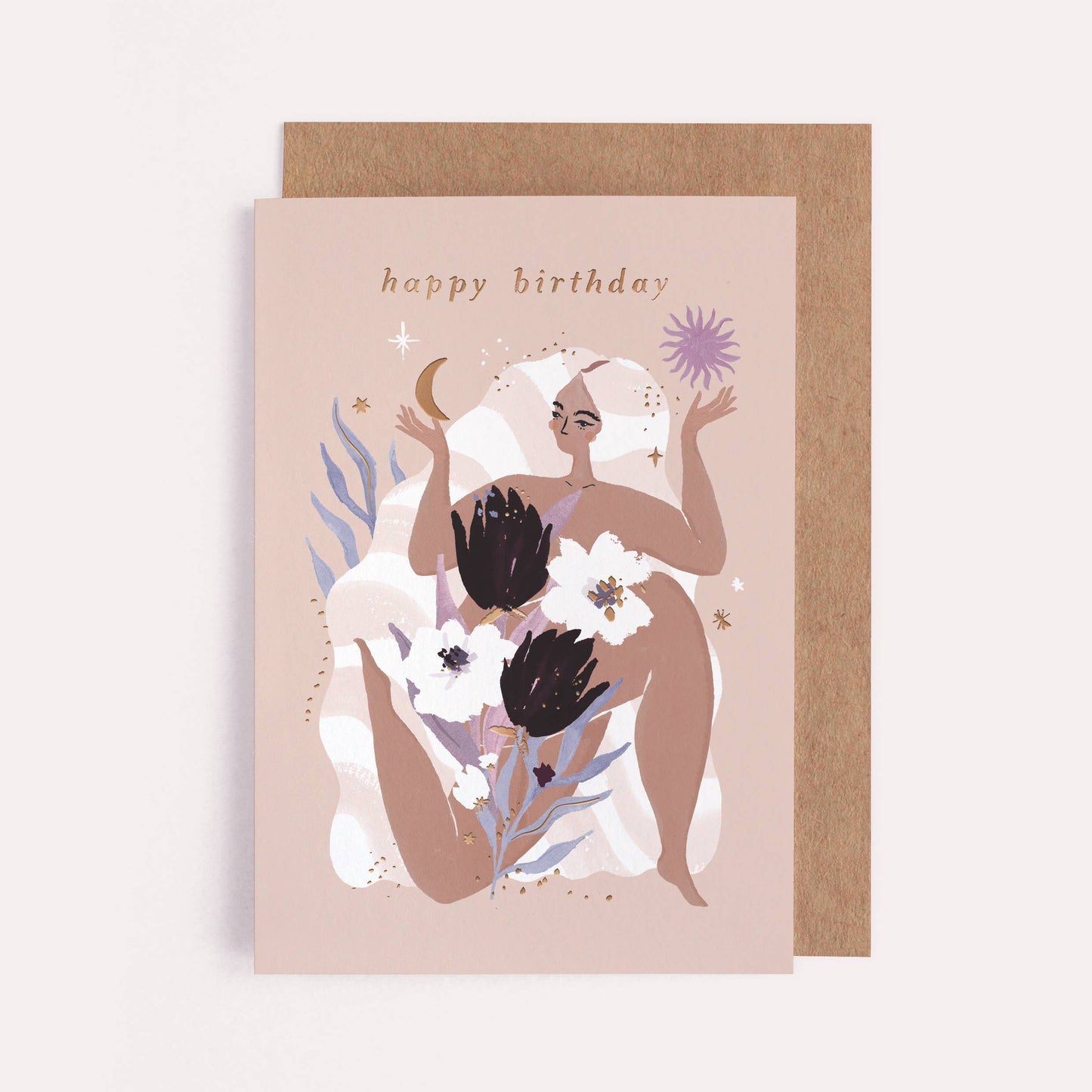 Sister Paper Co. - Maiden Zodiac Birthday Card | Virgo Star Sign | Astrology ZDC09