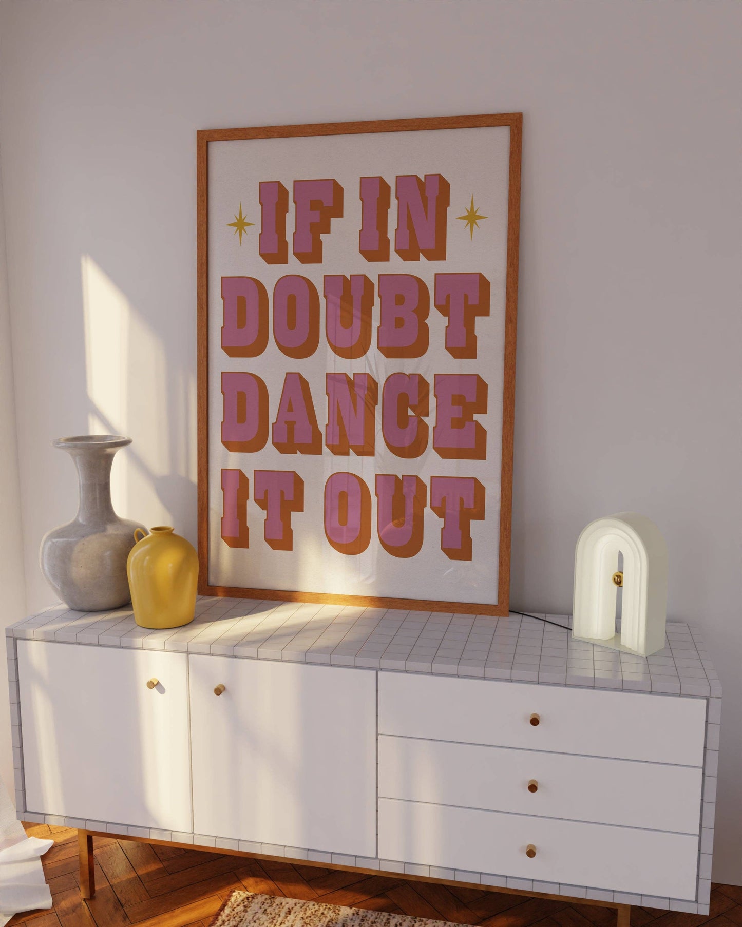 Twisted Rebel Designs - 'If In Doubt Dance It Out' Print: A5