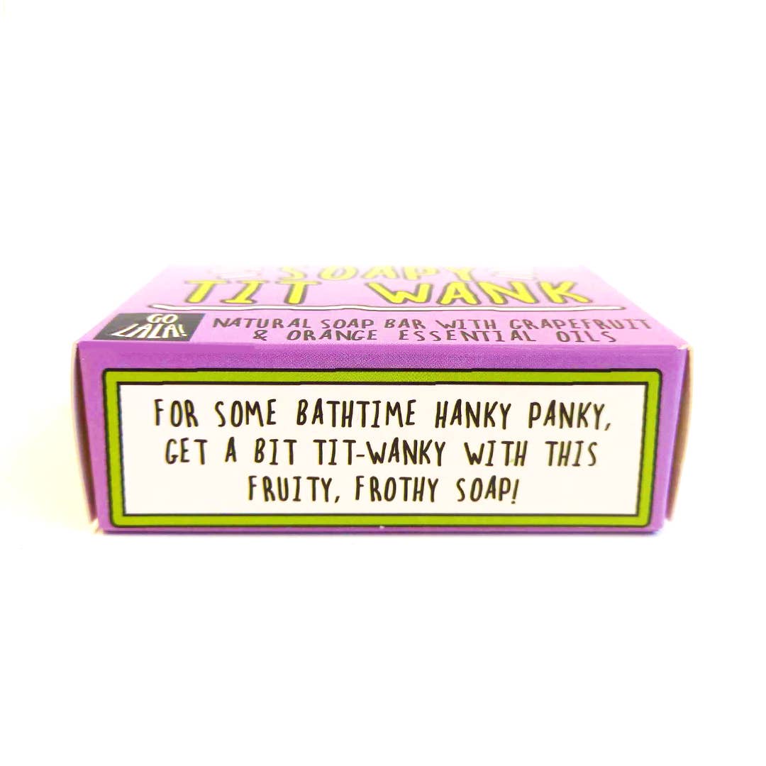 Go La La - Soapy Tit Wank Soap Bar Funny Rude Novelty Gift Vegan