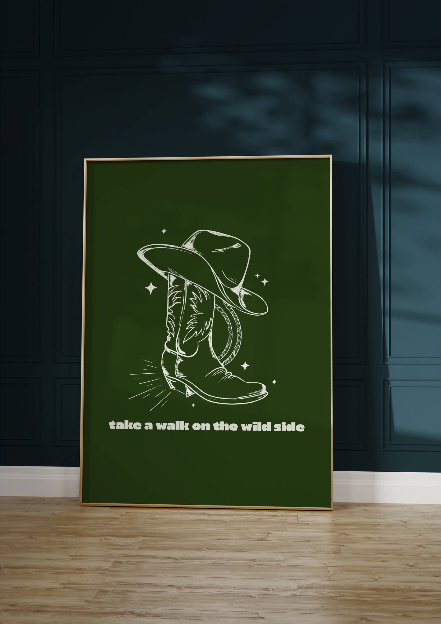 Twisted Rebel Designs - Wild Side Print: Blue / A5