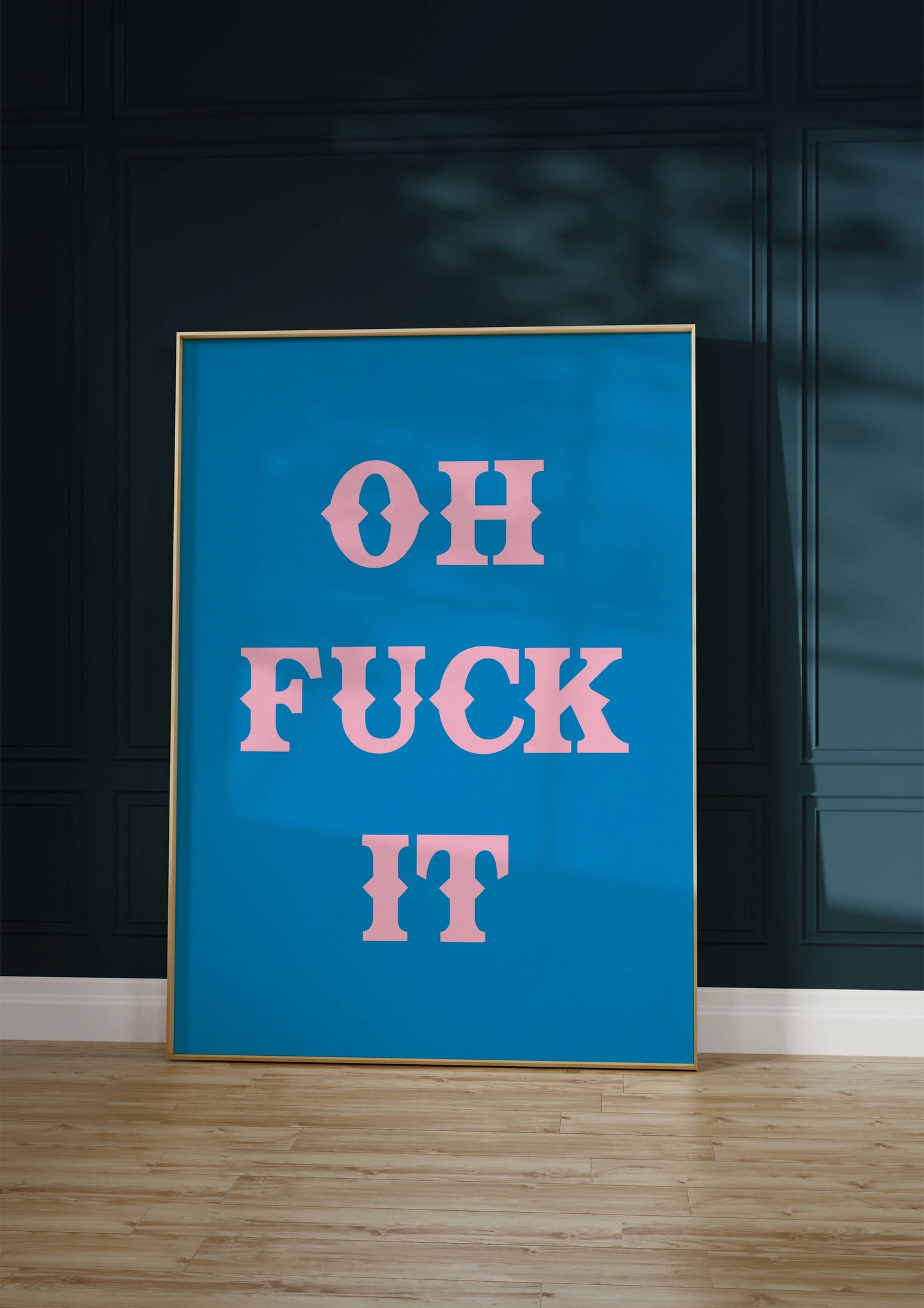 Twisted Rebel Designs - Oh Fuck It Print: Green / A5