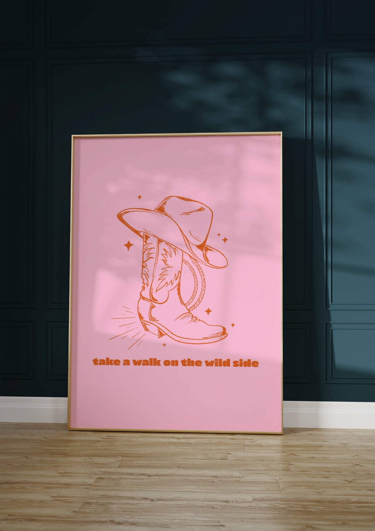 Twisted Rebel Designs - Wild Side Print: Blue / A5