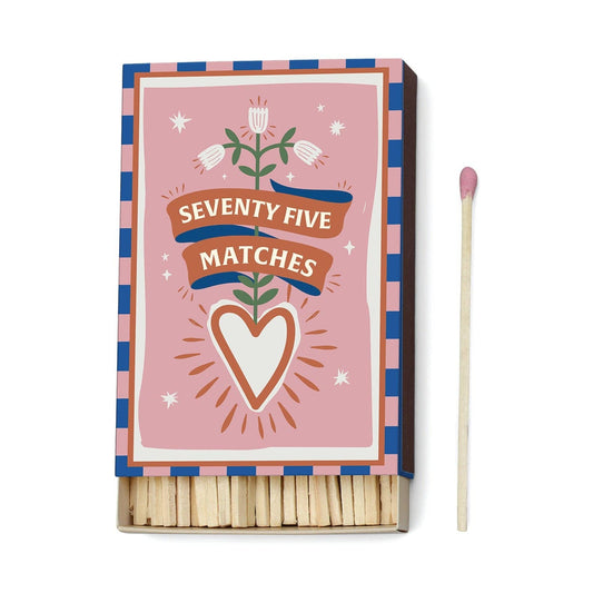 Designworks Collective - Paddywax A Dopo Boxed Matches "Hearts" - 75 matches