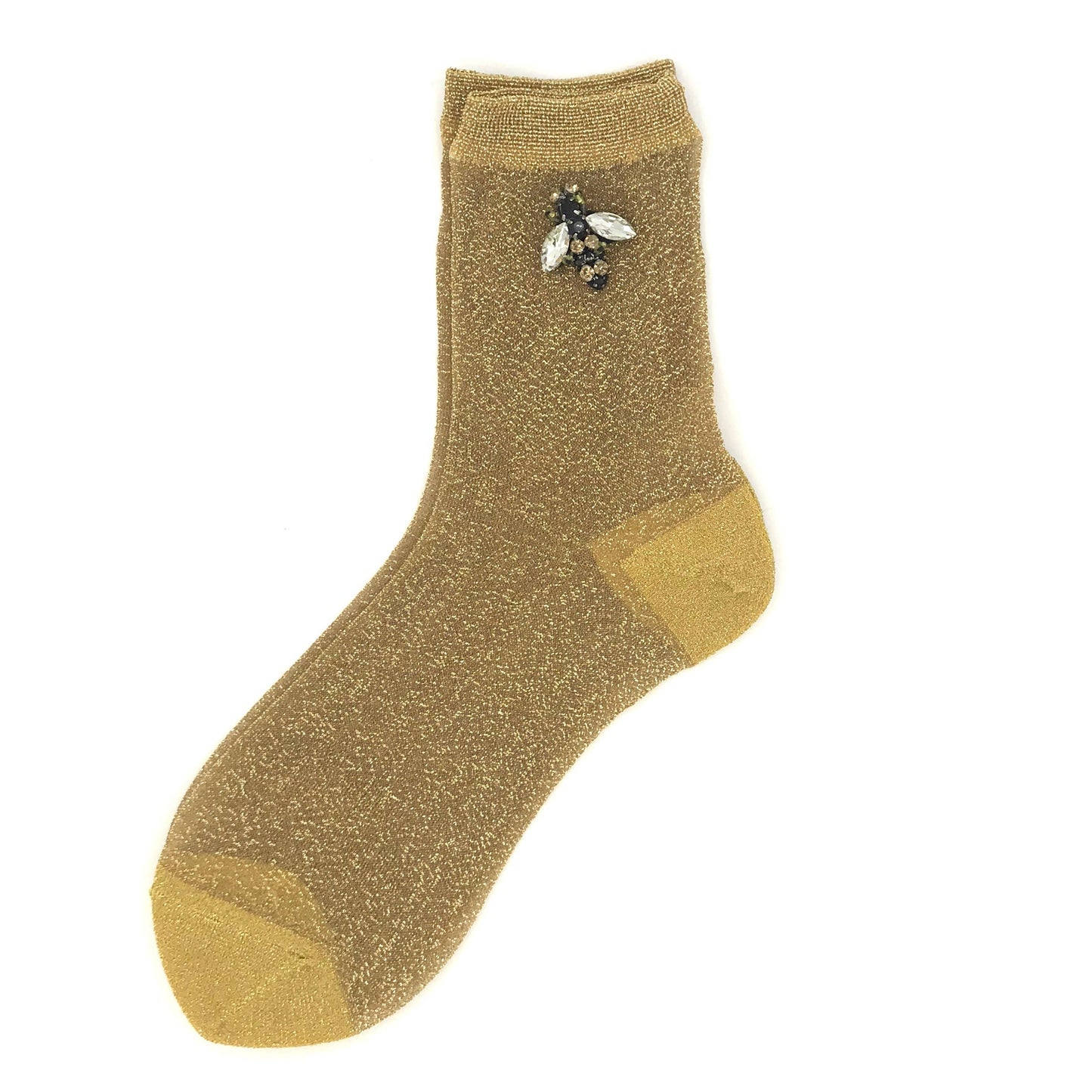 Sixton London - Rio socks With or Without Sparkly Bee Pin: Teal / Without pin