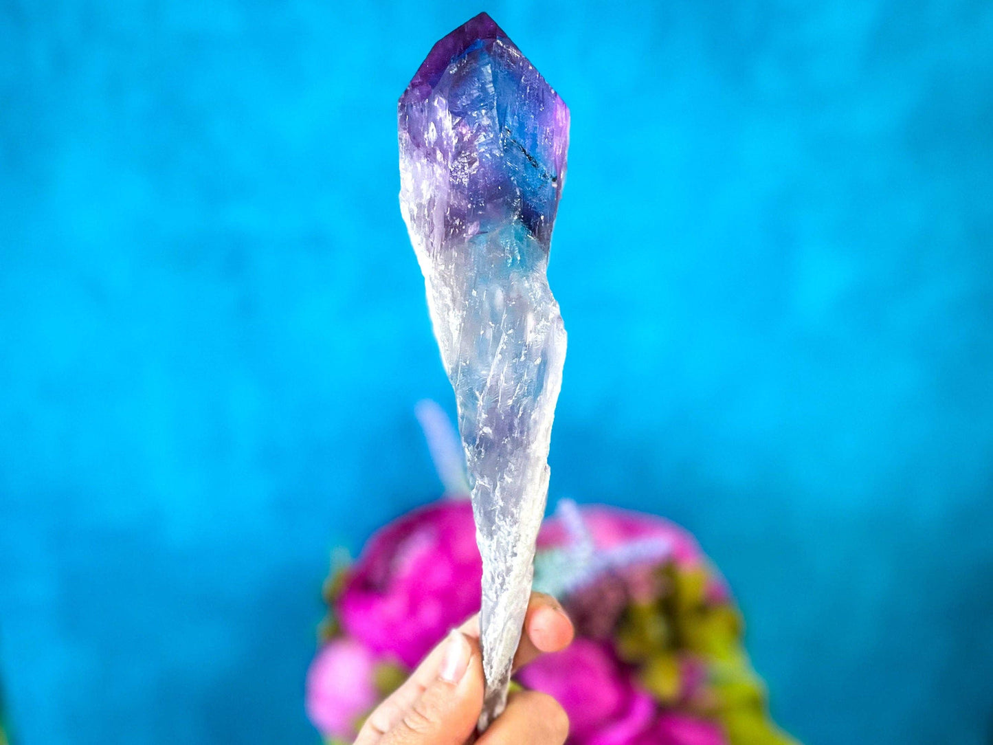 HUGE AMETHYST Spears, Bahia Amethyst crystals: 500-599g