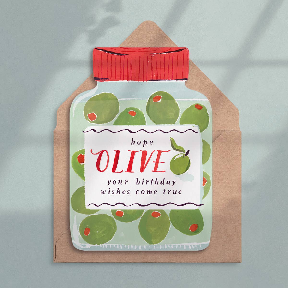 Sister Paper Co. - Olives Birthday Card | Olive Jar Birthday Card  PYC08