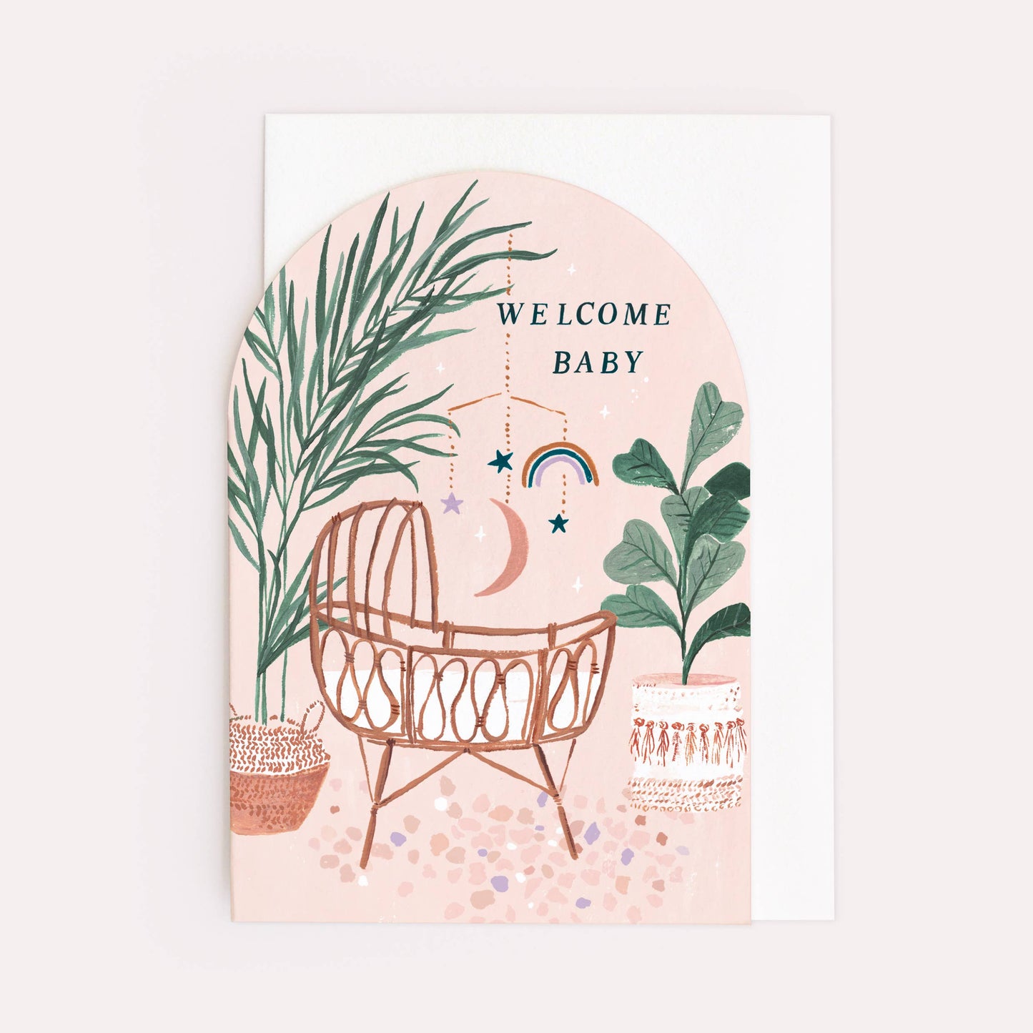 Sister Paper Co. - Welcome Baby Card | New Baby Card | Gender Neutral Baby Card NVC09