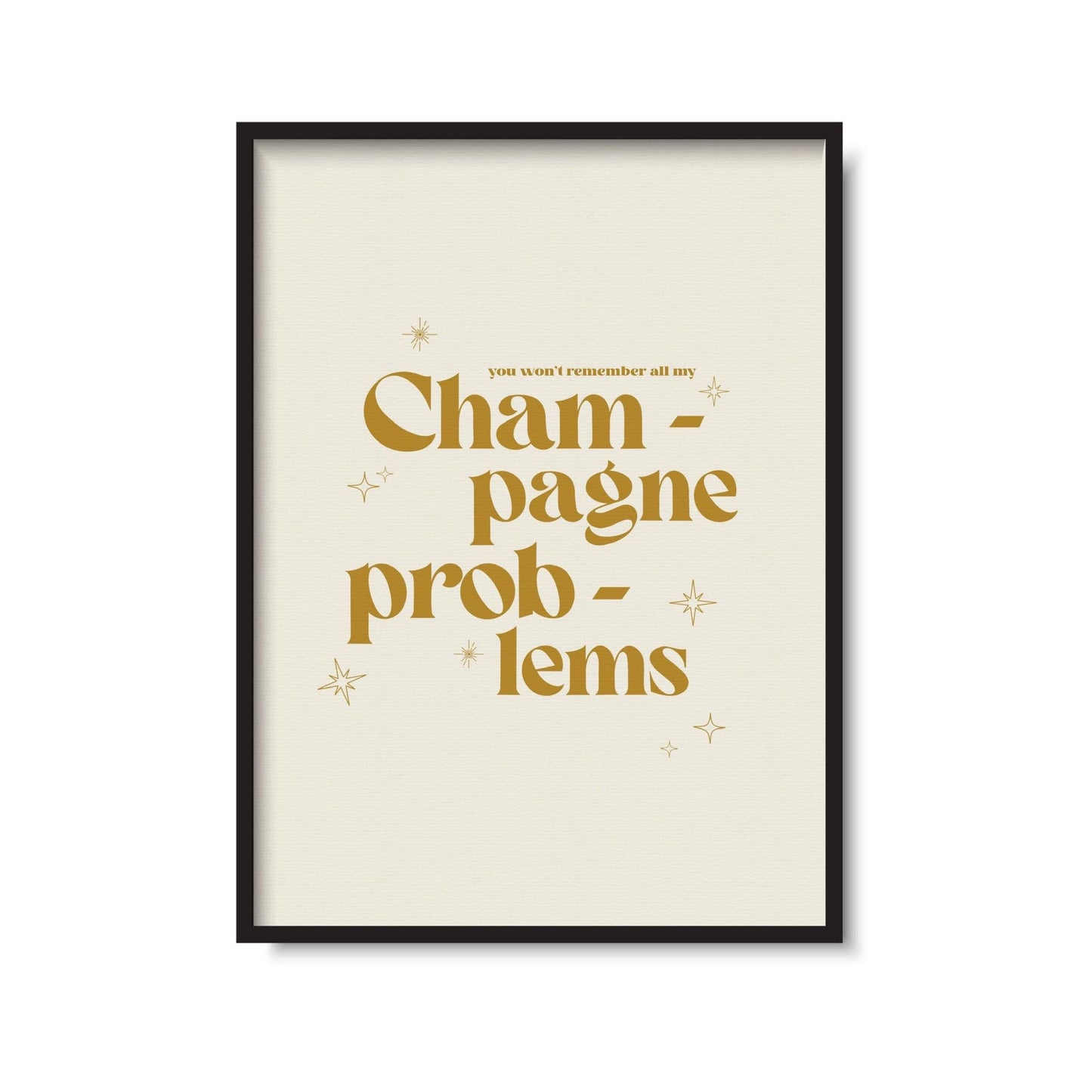 Twisted Rebel Designs - Champagne Problems Taylor Swift Inspired  Print: Red & Pink / A5