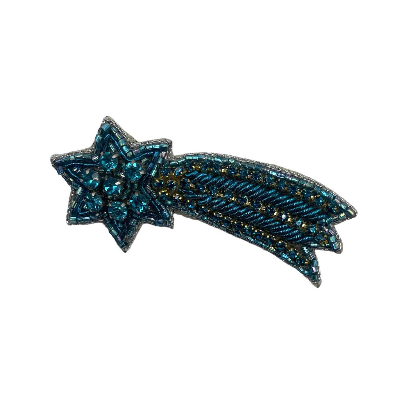 Sixton London - Shooting star pin: Blue