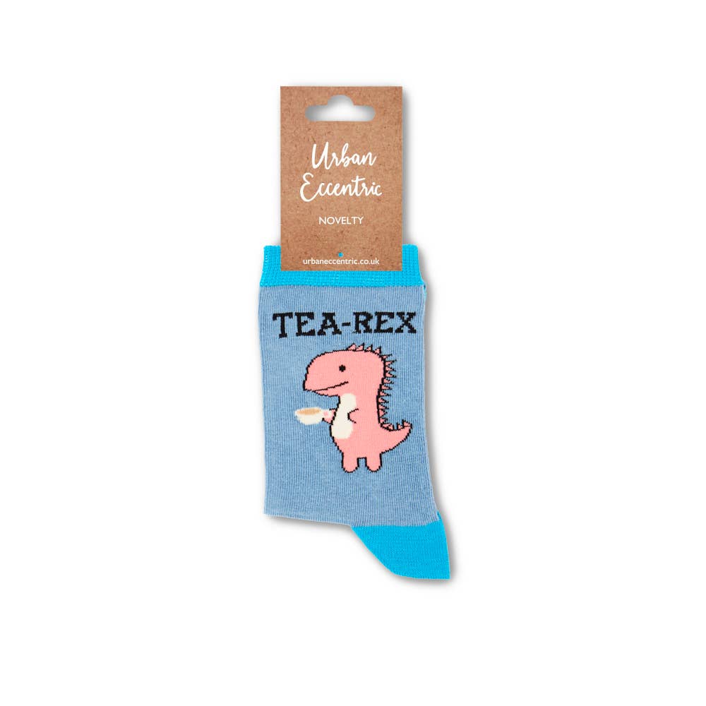 Urban Eccentric - Unisex Tea-Rex Socks: 6-11