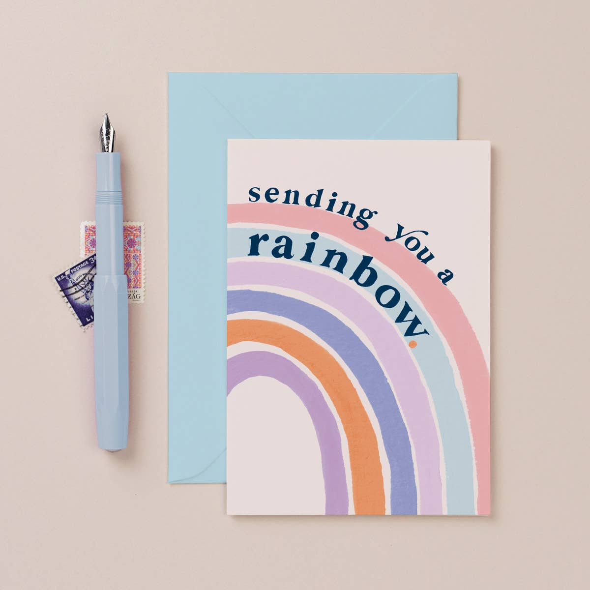 Sister Paper Co. - Sending a Rainbow Card | Thinking of You Cards | Pride Cards APC08