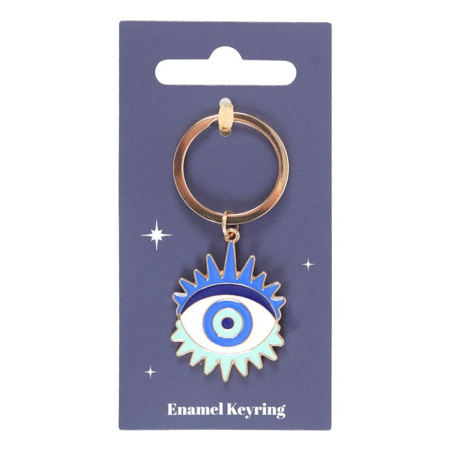 All Seeing Eye Enamel Keyring