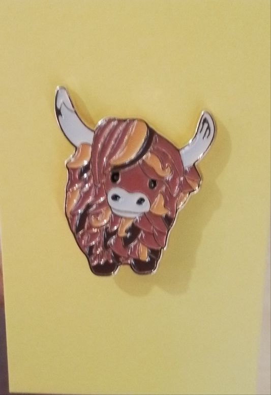 Enamel Pin- HIGHLAND COW * EP003