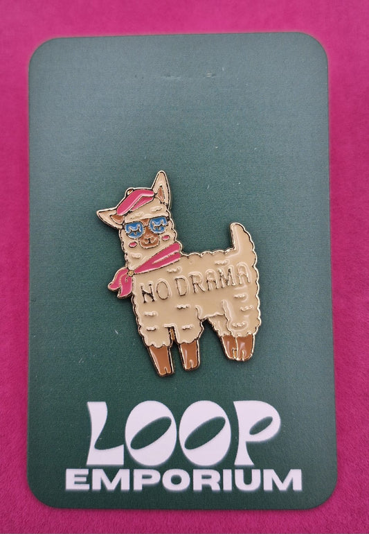 Enamel Pin-No Drama Llama *EP038*